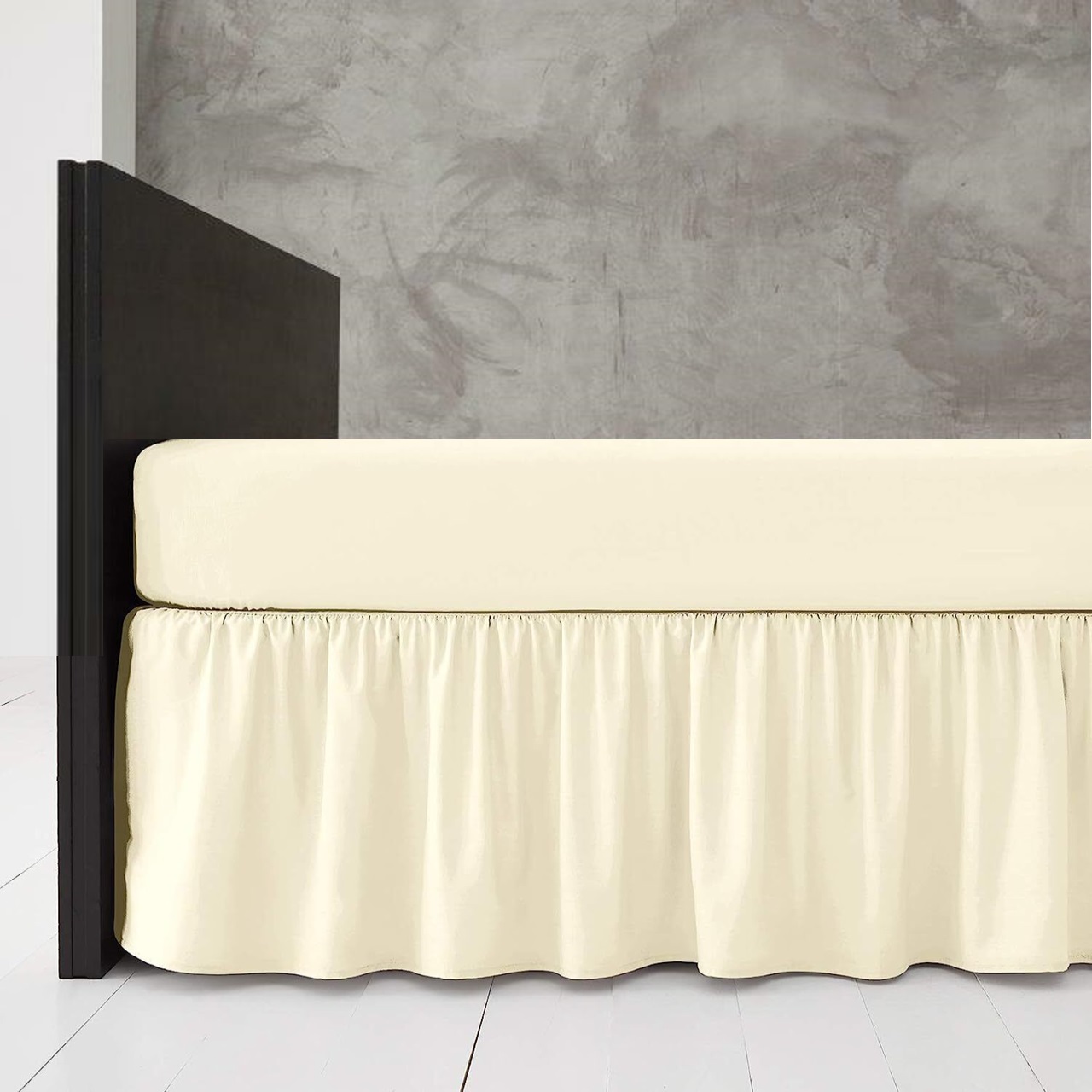 Easy Care VALANCE Frilled Bed Sheet Polycotton or 2 Pillow cases - Picture 11 of 26