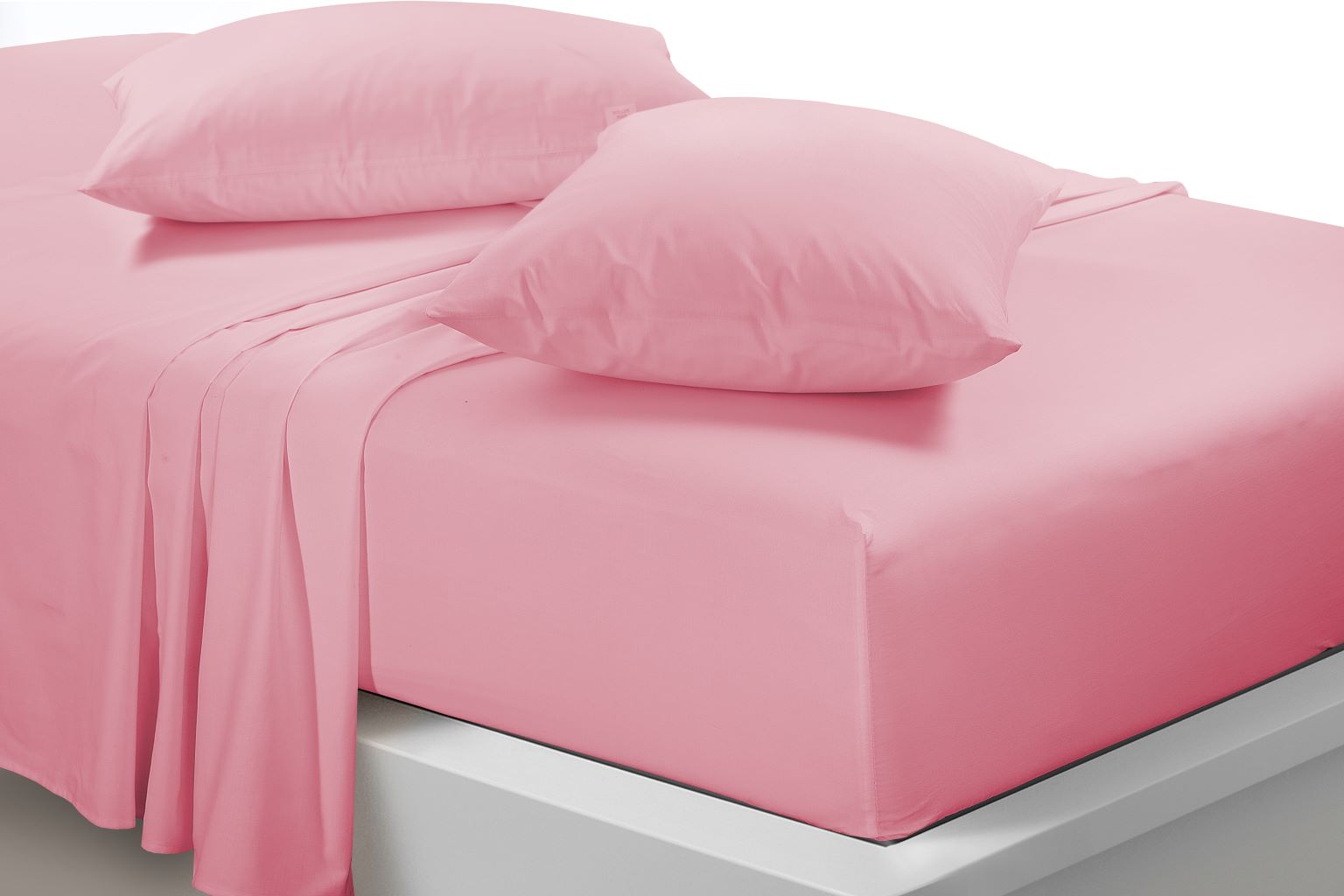 Easy Care VALANCE Frilled Bed Sheet Polycotton or 2 Pillow cases - Picture 19 of 26