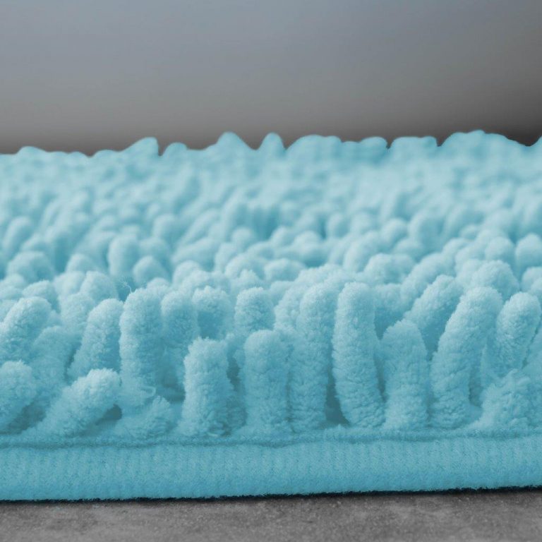 Microfiber Chenille LOOP Bath Mat Pedestal Set Extra Soft and Absorbent (Small Size) Payndoo Style